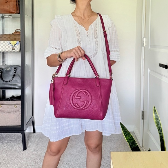 🍓GUCCI Soho Cellarius Tote Bag - Picture 16 of 16